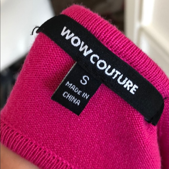 Hot Pink Dress with Open back - Picture 4 of 4